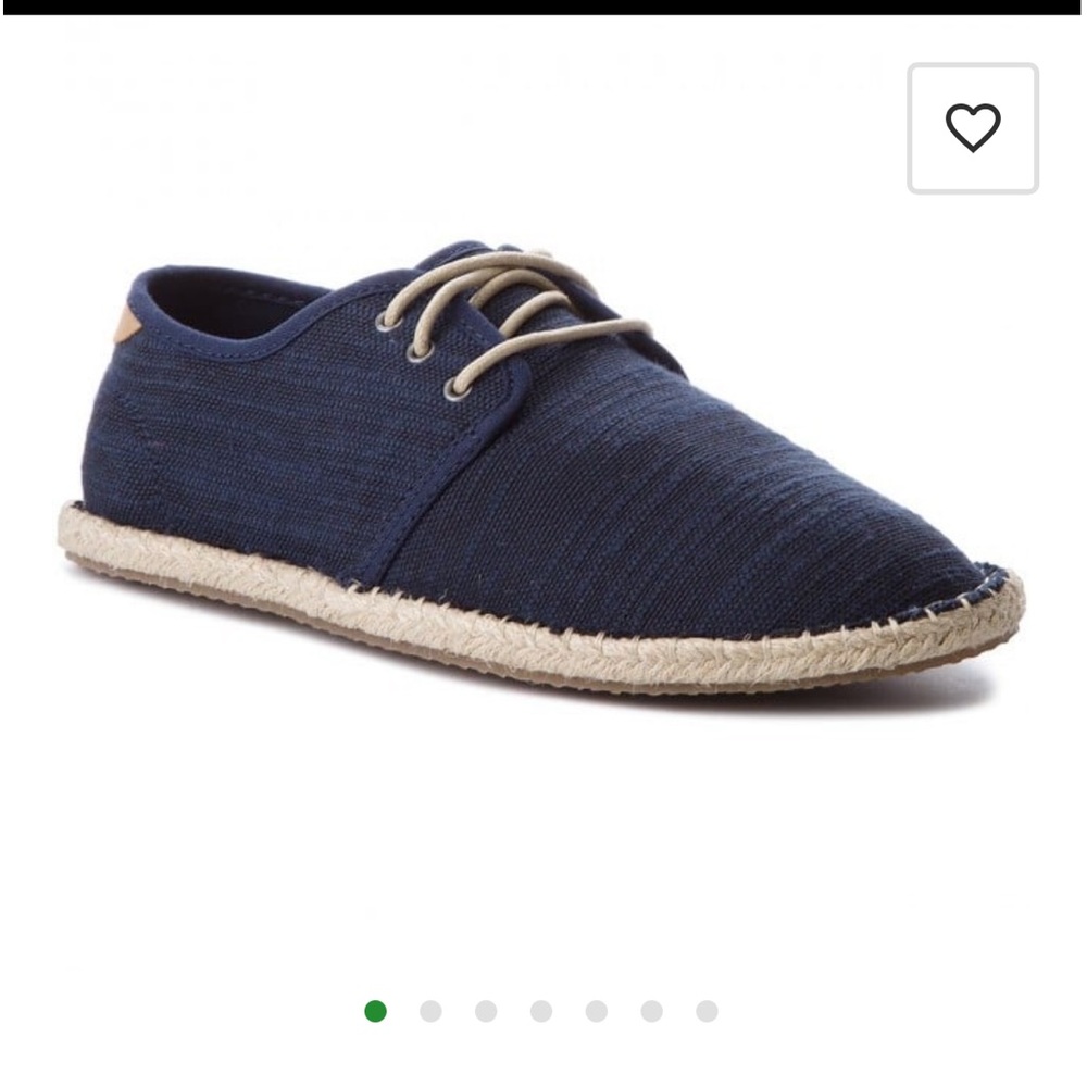 Toms Men’s Diego 10011607 Navy Slubby Size 10